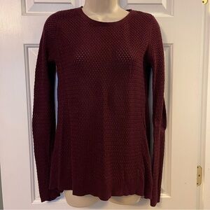The Limited Waffle Knit Button Back Sweater Size M
